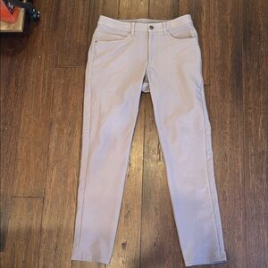 Men's Beige Casual Pants